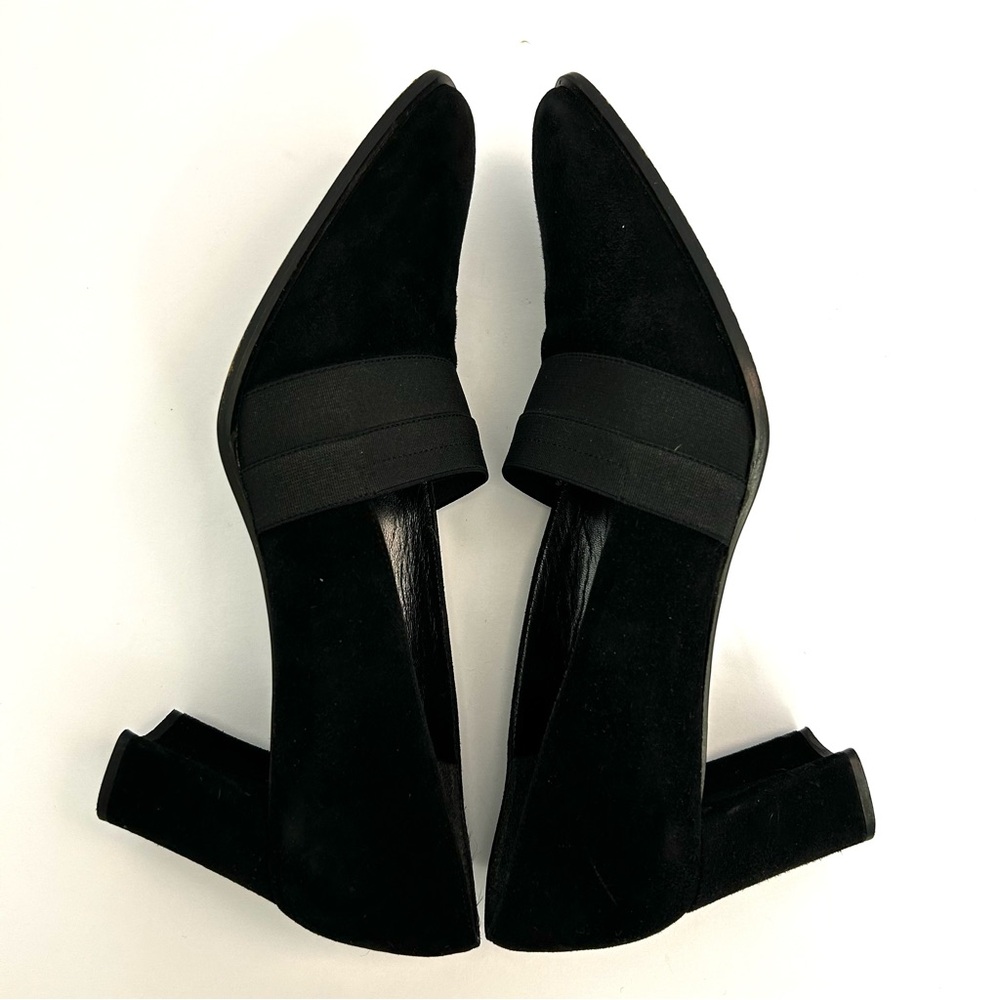 Stuart Weitzman VIntage Block heel, Square Toe Pump, size 10 AA - Picture 4 of 12